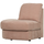 Family 1-seater element round corner left pink