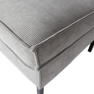 Arwin hocker vergrijsd groen, detail