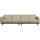 Statement 4-zits bank 280 cm structure velvet wheatfield