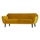 Rocco sofa 187 cm velvet ochre