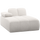 Mojo chaise longue element links wollig ecru