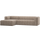 Bean ecksofa links hellbraun melange