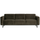 Statement 3-zits bank 230 cm velvet warm groen