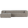 Bean eckbank links chunky melange travertin