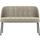 Vogue dining bench structure velvet wheatfield