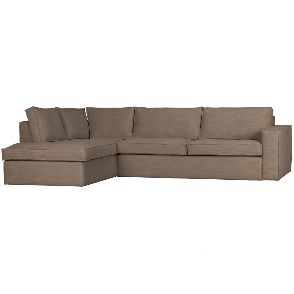 Freddie corner sofa left liver, angled front view