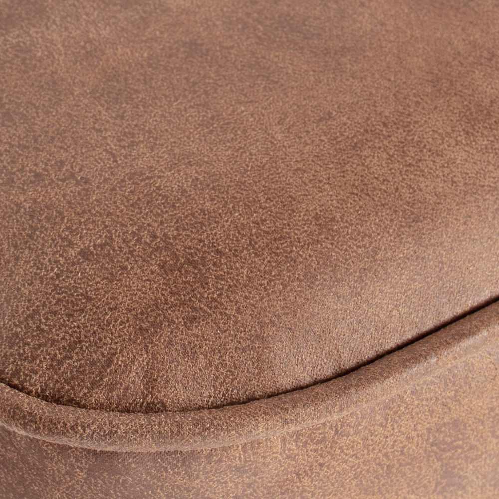 Vogue barhocker 80 cm ecoleder cognac, Detail