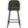 Vogue barhocker 65 cm gewebtes stoff warmes grün