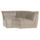 Cluster hoekelement velvet warm taupe