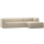 Bean corner sofa right beige melange