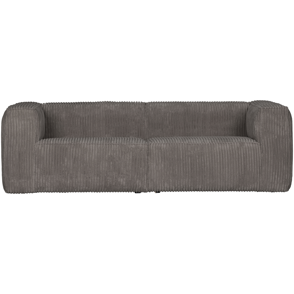 Bean 3,5-seater sofa rib fabric terrazzo, front view