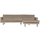 Rodeo chaise longue rechts velvet khaki