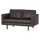 Rodeo 2-seater sofa eco leather black