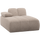 Mojo chaise longue element links wollig donkerzand