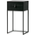 Zola nightstand with drawer black