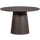 Maan dining table round mdf dark brown ø120 cm
