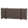 Brock kommode 200 cm asche furnier mittelbraun