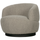 Woolly draaifauteuil bouclé naturel gemeleerd