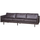 Rodeo 3-sitzer sofa ecoleder schwarz
