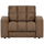 Second Date fauteuil structure velvet brass
