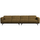 Statement XL 4-sitzer 372 cm structure velvet brass