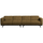 Statement 4-zits bank 280 cm structure velvet brass
