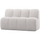 Mojo essbank 164 cm mit rückenlehne bouclé ecru melange
