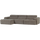 Novi chaise longue bank links grijs melange
