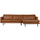 Rodeo chaise longue rechts ecoleder cognac