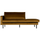 Rodeo daybed links velvet honiggelb