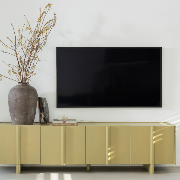 Basu tv unit 200 cm pine moss, room setting
