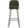 Vogue barhocker 80 cm gewebtes stoff warmes grün
