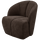 Mojo draaifauteuil ribstof bruin