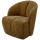 Mojo draaifauteuil ribstof honinggeel