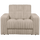 Second Date fauteuil ribstof travertin