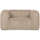 Bean armchair rib fabric travertin