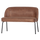 Vogue dining bench ecoleather cognac