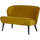 Sara kleines sofa samt ocker