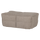 Cluster hocker bouclé khaki bruin