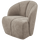 Mojo draaifauteuil ribstof donker zand