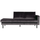Rodeo daybed rechts velvet anthrazit