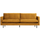 Rodeo classic 2,5-zits bank velvet oker