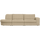 Family 2,5-sitzer sofa rundung links sand