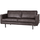 Rodeo 2,5-sitzer sofa ecoleder schwarz