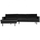 Rodeo chaise longue links velvet antraciet