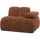 Mojo 1-zits element arm rechts wollig roestbruin