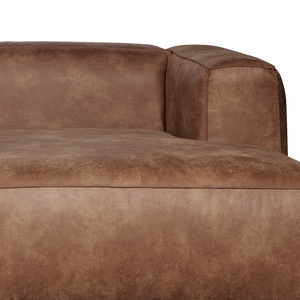 Bean hoekbank rechts ecoleer cognac, detail