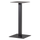 Bistro vierkante bartafel poot metaal zwart 105 x 50 x 50 cm