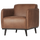 Statement arm chair ecoleather cognac