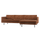 Rodeo chaise longue bank rechts ribstof roestbruin